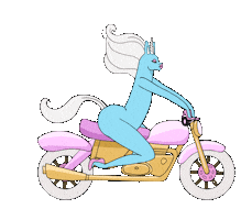 On My Way Pink Sticker