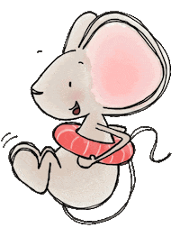 Summer Swimming Sticker by Thuis bij Muis