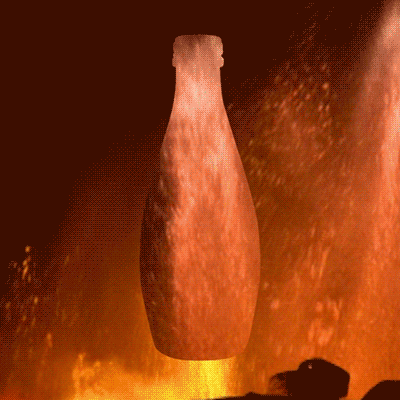 explosion bottle GIF by Perrier