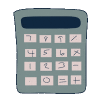 Calculator School Supplies Sticker by Scaled Accounting Solutions