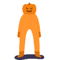 Trick Or Treat Halloween Sticker by Lobster Studio