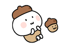 Squirrel Rolling Sticker by Kcomics