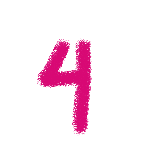 Numero Fucsia Sticker by Jimenez Creativos