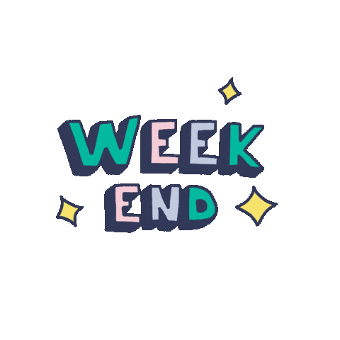 Happy Sunday Weekend Sticker
