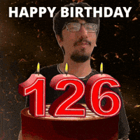 126 Birthday GIF
