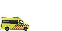 Ambulance Drachten Sticker by Kijlstra