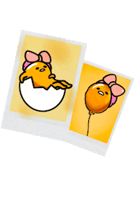 anienvart gudetama lazy egg lazy thien egg x lazy thien Sticker