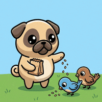 Paper Bag Dog GIF by Pugs