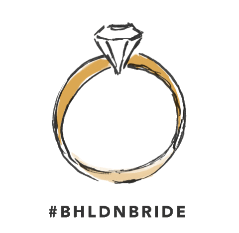 wedding fiance Sticker by BHLDN