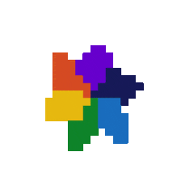 Rainbow Wind Sticker