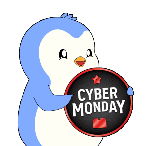 Add To Cart Black Friday Sticker by Pudgy Penguins