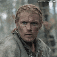 Shocked Sam Heughan GIF by Outlander