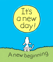 Start Again New Day GIF by Chippy the Dog