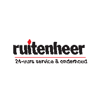 Ruitenheer_bv logo cleaning bouw schoonmaak Sticker