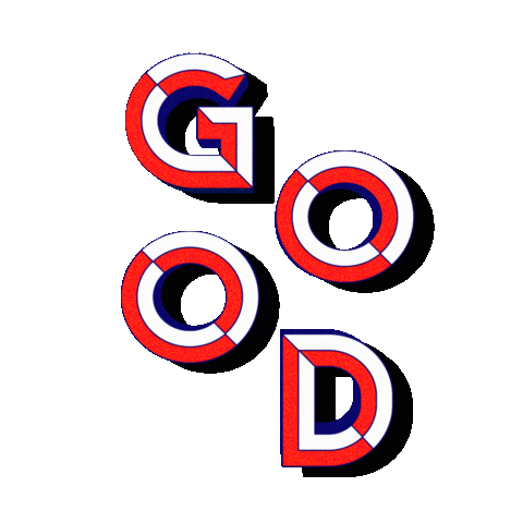 3D Typography Sticker