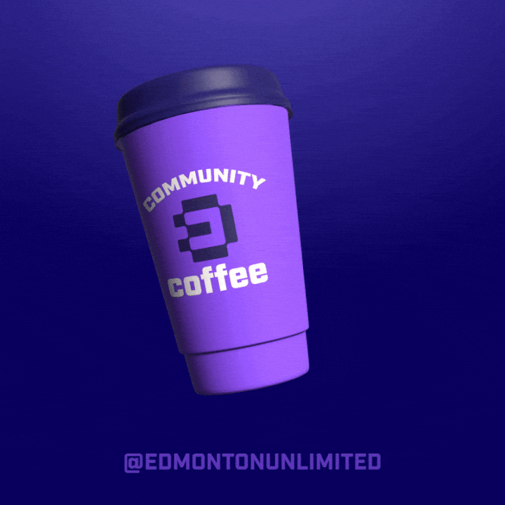 Community Coffee Tech GIF by Edmonton Unlimited