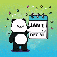 New Year Celebration GIF by Kanpai Pandas
