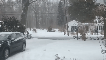 Central Massachusetts Blanketed in Snow
