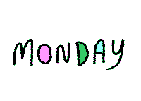 Monday Sticker by Alabaster Pizzo