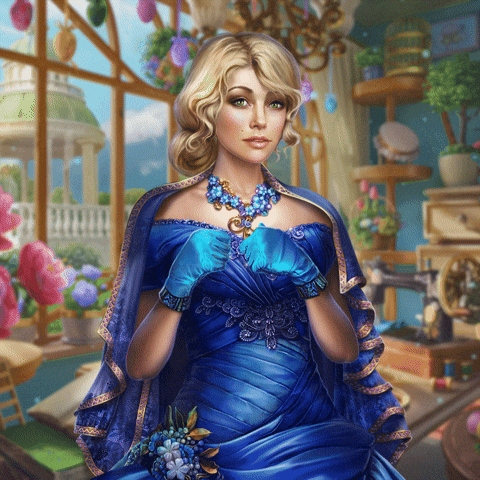 Blue Dress Ok GIF by G5 games