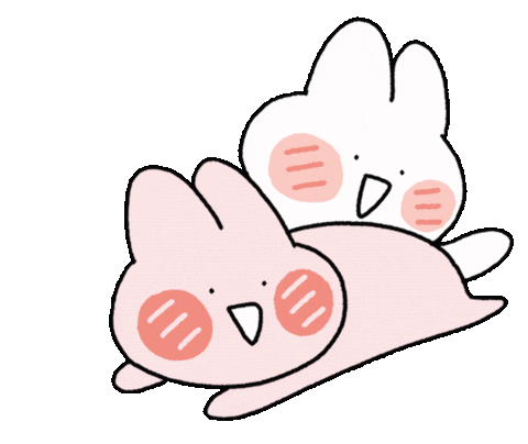 토끼 엉덩이 Sticker