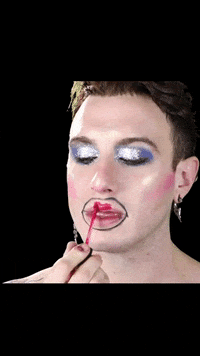 BurdEvents makeup drag lipstick drag queen GIF