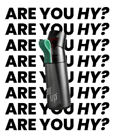 airup_creative giphyupload water hydration water bottle Sticker