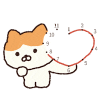 Gift Love Sticker by LINE FRIENDS