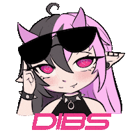 DeviousDrawing anime yes punk goth Sticker