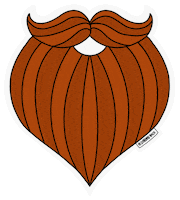 Beard Ginger Sticker