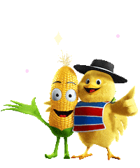 Agrosuper chile pollo pollito choclo Sticker