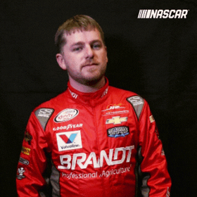 justin allgaier nascar driver reactions GIF by NASCAR