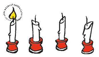 Pippi Longstocking Candles Sticker by Astrid Lindgren Official