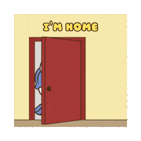 Welcome Home Bu Sticker by Brave Unicorn