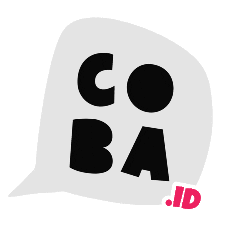 cobamedia giphyupload logo banget cocok Sticker