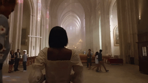 church ines GIF by Un si grand soleil