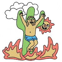 fire smile GIF by joelkirschenbaum