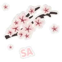 Spring Sakura Sticker by Crocskorea