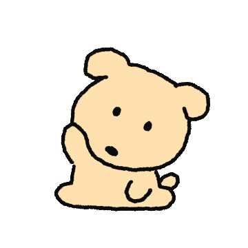 강아지 Hello Sticker