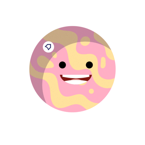Mars Planets Sticker by Geniebook
