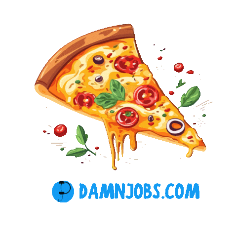 Super Bowl National Pizza Day Sticker by Damnjobs