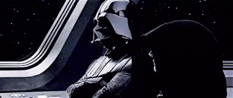Watching Darth Vader GIF
