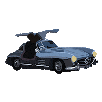 ribafuga car race fast mercedes Sticker