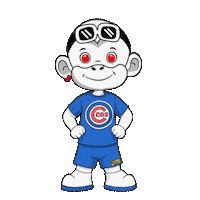 Happy Chicago Cubs Sticker by Zhot