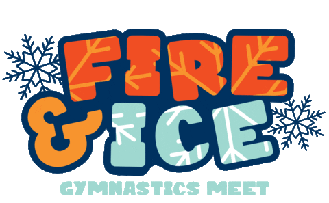 Fireandice Sticker by TCGymnasticsAndCheer