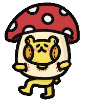 Mushroom Shiitake Sticker by Playbear520_TW