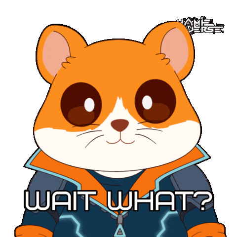 Confused Wait What Sticker by Hamieverse