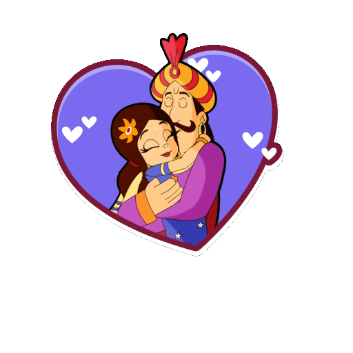 Heart Love Sticker by Chhota Bheem
