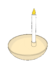 geschenketraeume design cozy candle hygge Sticker