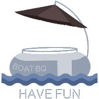 Boatbq Sticker by Production Pirates